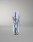 Insole with cherry blossom design on a gray background