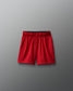 Short en maille pour jeunes RUDIS 6" - Rouge