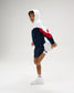 Sweat à capuche RUDIS Colorblock pour jeunes - Marine/Blanc/Rouge