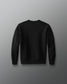 Black sweatshirt on a gray background