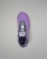 Top-down view of the RUDIS Colt 4.0 Shredder wrestling shoe in purple, highlighting the breathable mesh upper, secure gray lace system, padded collar, and TMNT-inspired interior graphics.