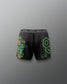 Black boxer briefs with colorful graphics and 'RUDIS' branding on a gray background. TMNT. Teenage Mutant Ninja Turtle