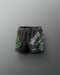 Black boxer briefs with colorful graphics and text on a gray background. TMNT. Teenage Mutant Ninja Turtle