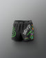 Black boxer briefs with colorful graphics and text on a gray background. TMNT. Teenage Mutant Ninja Turtle