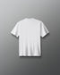 White t-shirt on a gray background
