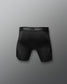 Black boxer briefs with 'RUDIS' branding on a gray background