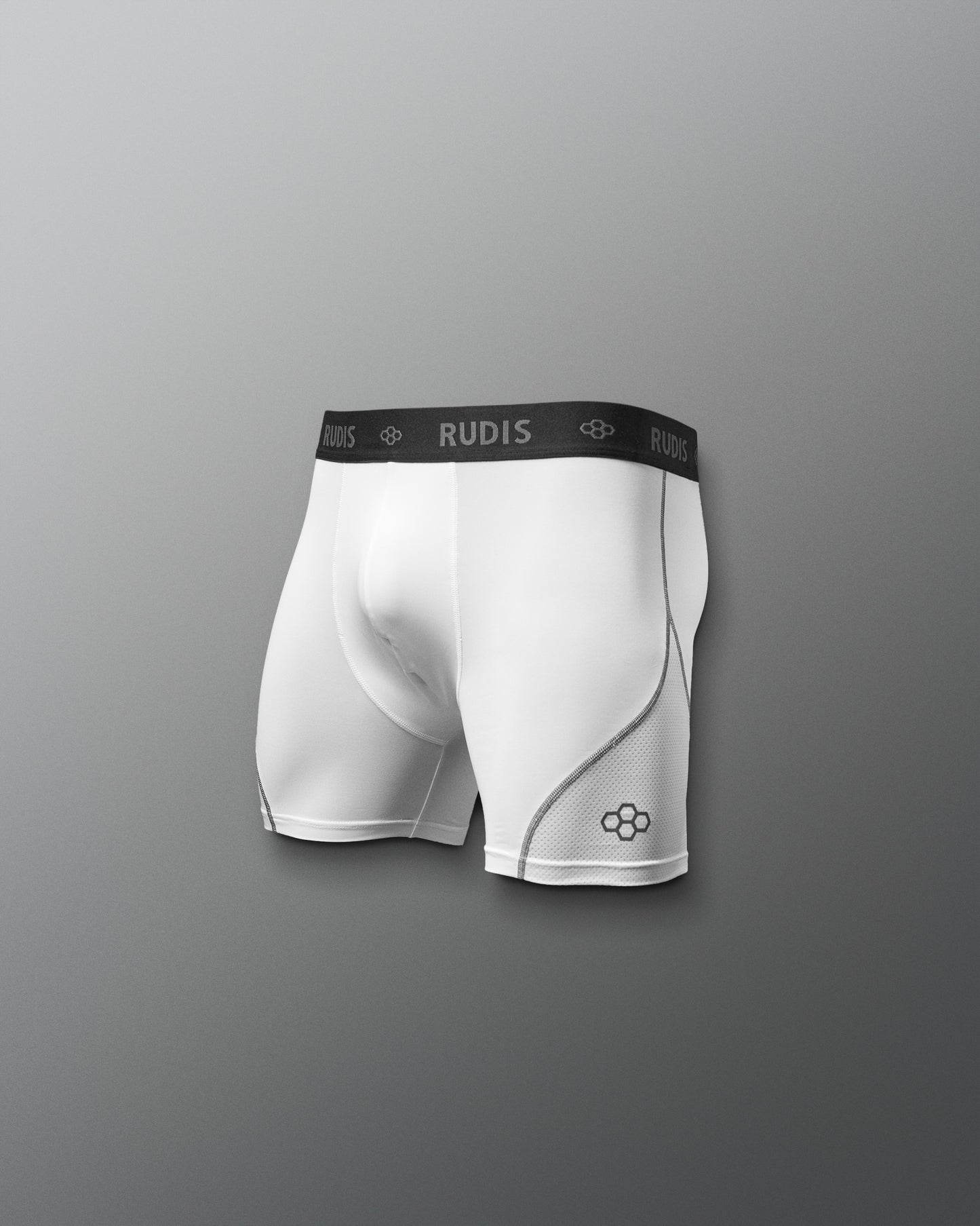 RUDIS Essential White/Gray Youth Boxer Brief