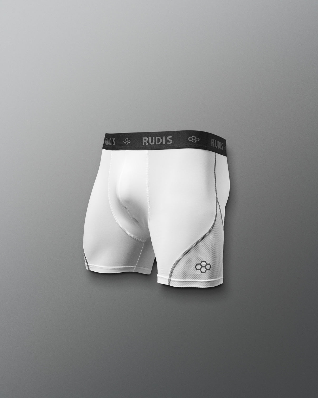 RUDIS Essential White/Gray Youth Boxer Brief | RUDIS
