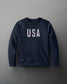 USA COOL-FEEL Youth Crewneck