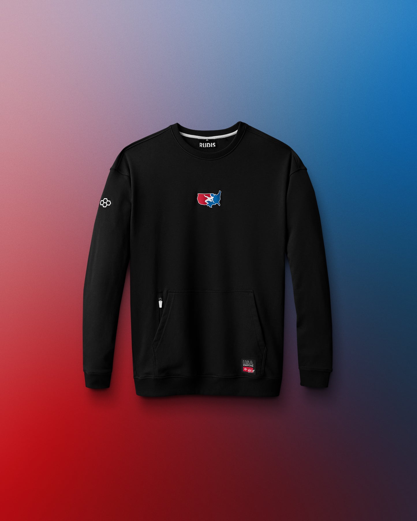 USA Wrestling Youth Luxe Terry Crewneck