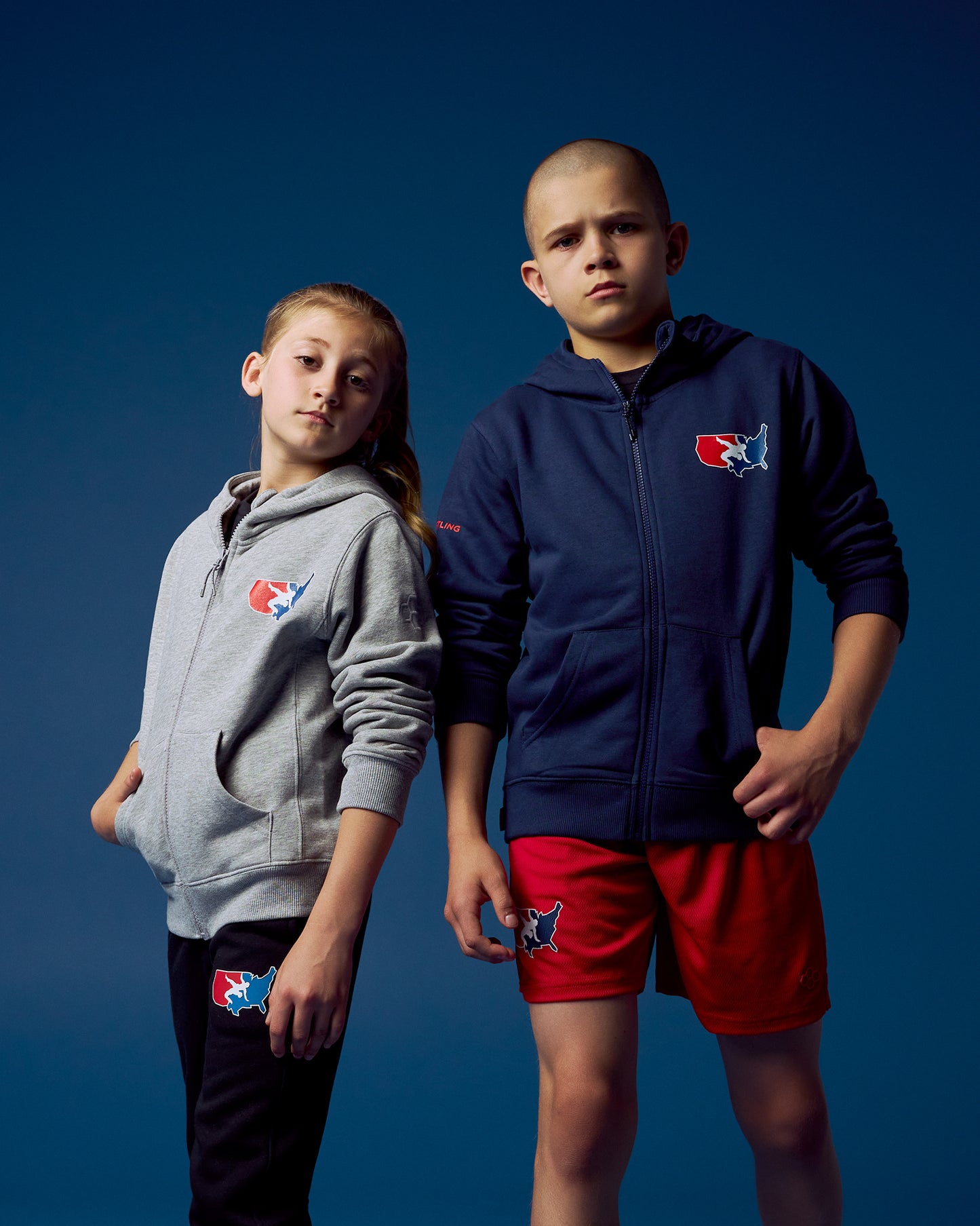 USAW Logo Comfort Fleece Youth Full Zip