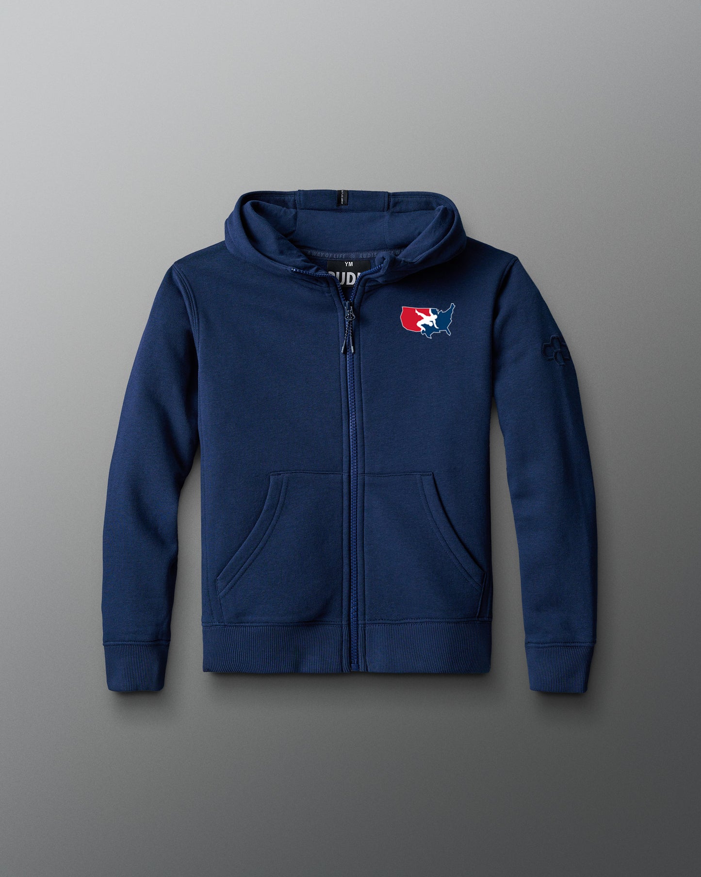 USAW Logo Comfort Fleece Youth Full Zip