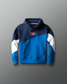 USA Wrestling Colorblock Youth Hoodie - Navy/Blue/White