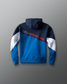 USA Wrestling Colorblock Youth Hoodie - Navy/Blue/White