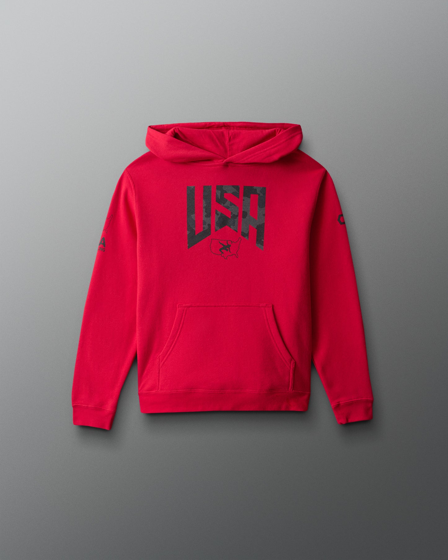 USA Wrestling Camo Youth Tradition Hoodie