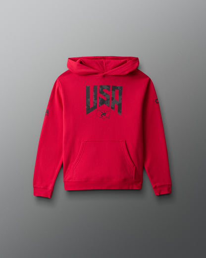 USA Wrestling Camo Youth Tradition Heavyweight Hoodie