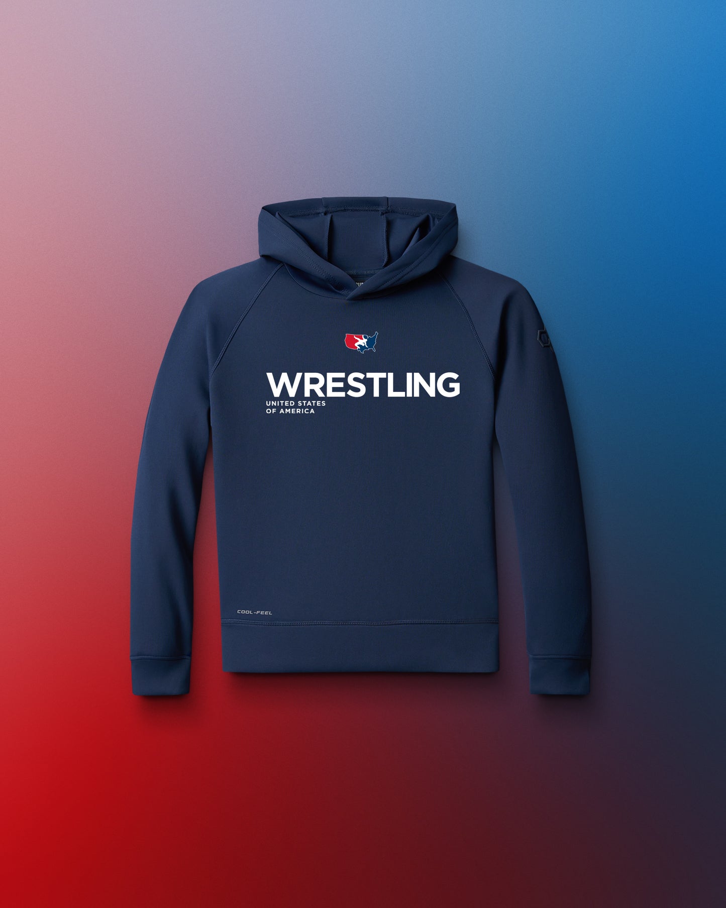 Sweat à capuche USAW Wrestling COOL-FEEL pour jeunes