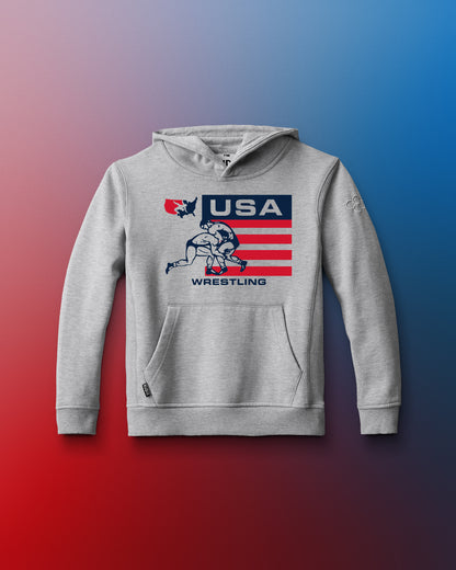 Classic USA Wrestling Titan Heavyweight Youth Hoodie