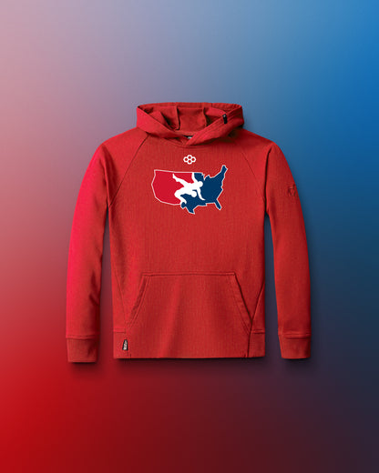 USAW Logo Elite Terry Youth Hoodie