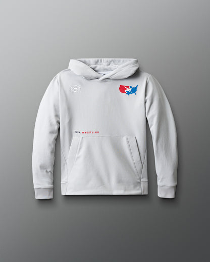 Sweat à capuche Luxe Terry pour jeunes de l'équipe de lutte américaine