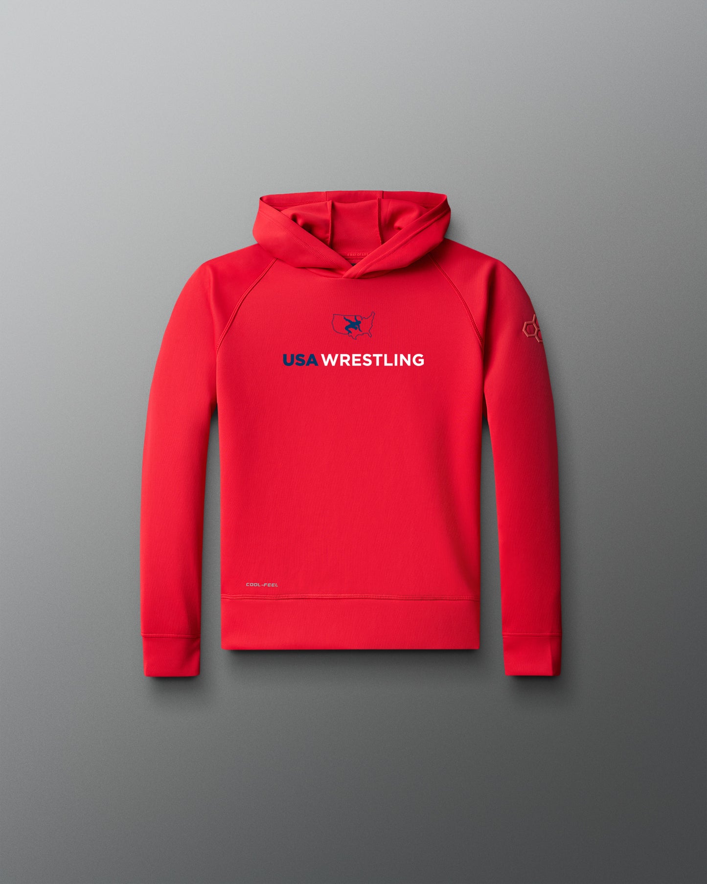 Sweat à capuche pour jeunes avec logo USA Wrestling