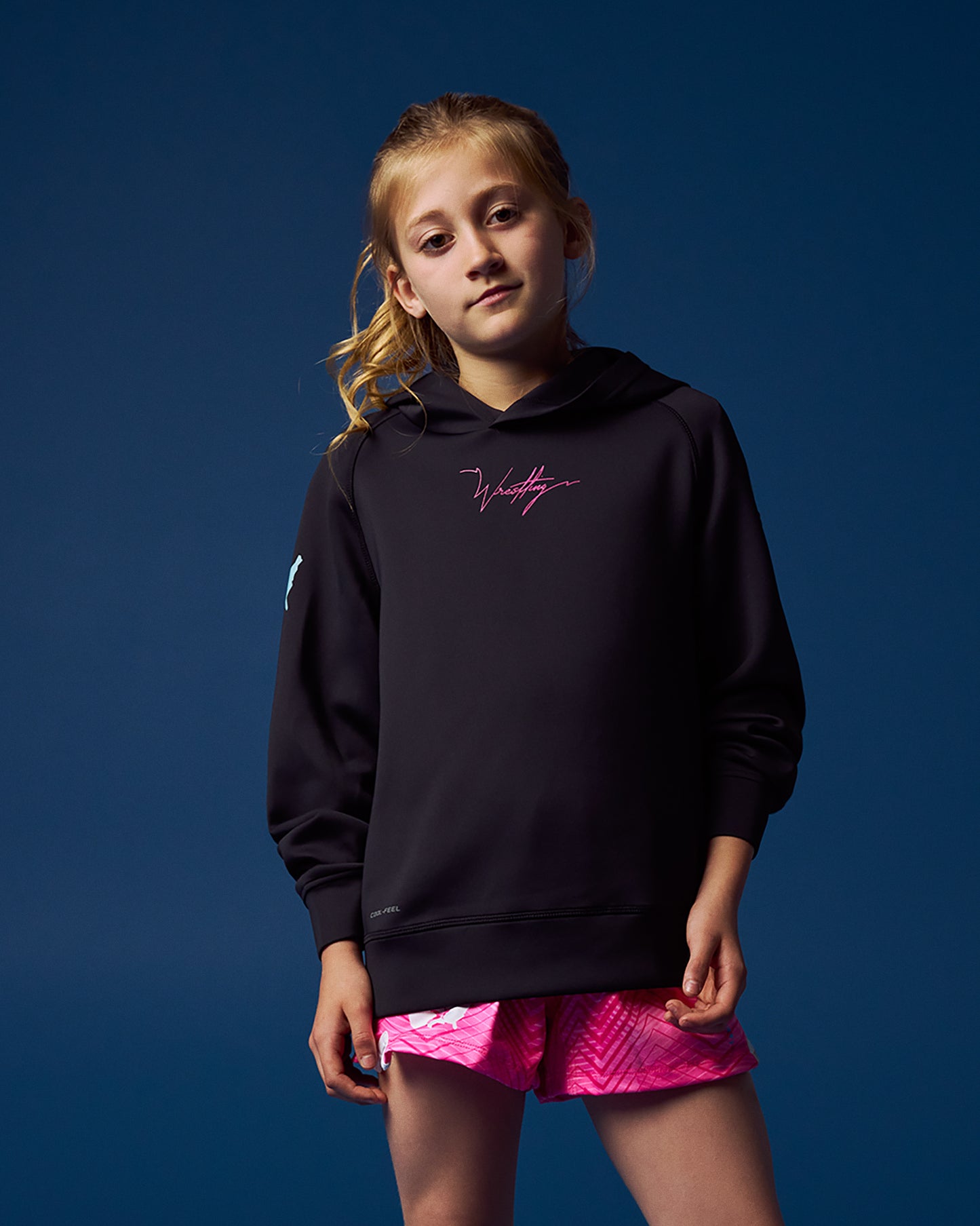Sweat à capuche USAW Wrestling Script pour jeunes