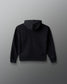 Black hoodie on a gray background