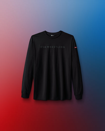 T-shirt hybride à manches longues pour jeunes de USA Wrestling