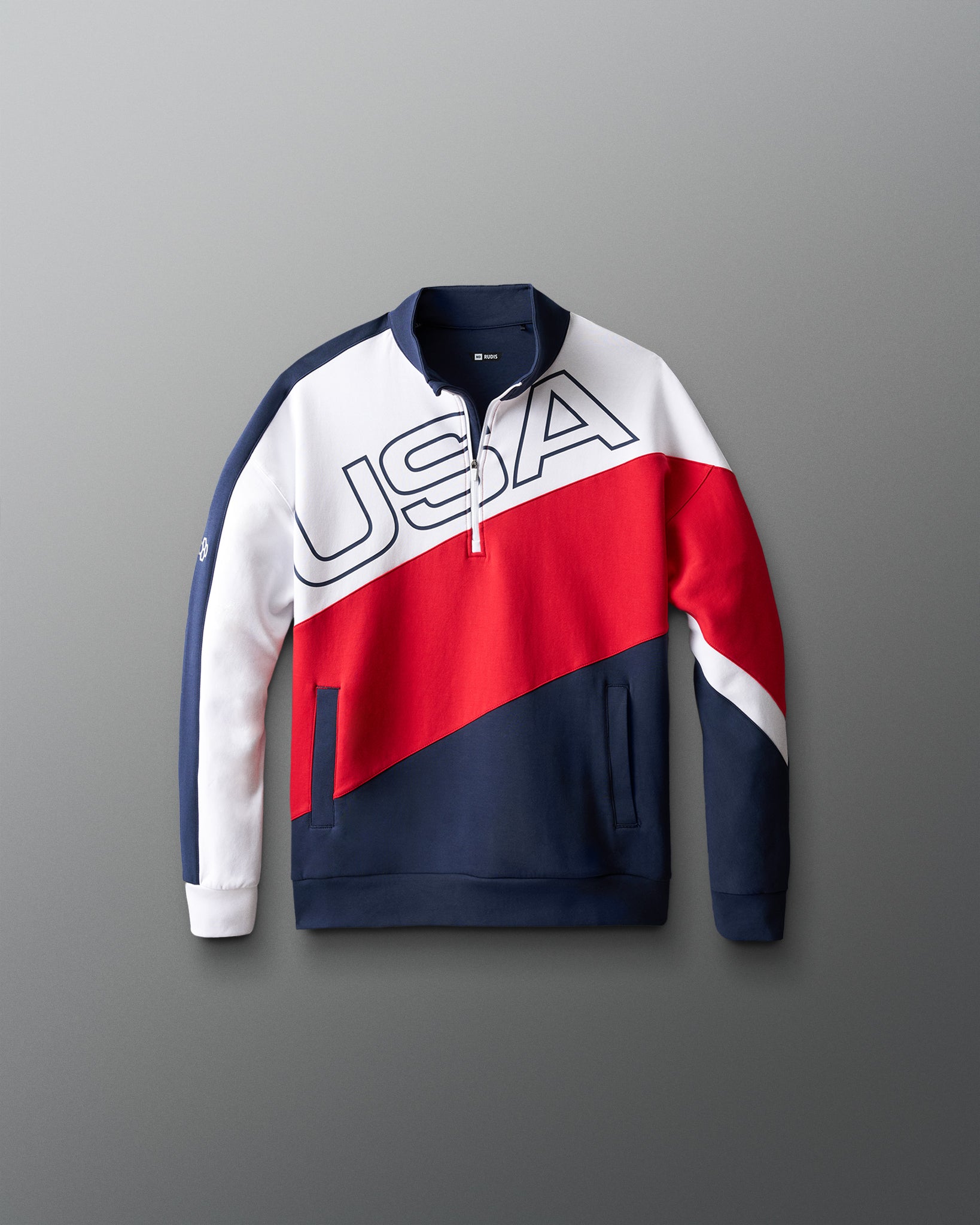 USA Wrestling Youth Colorblock 1/4 Zip | RUDIS