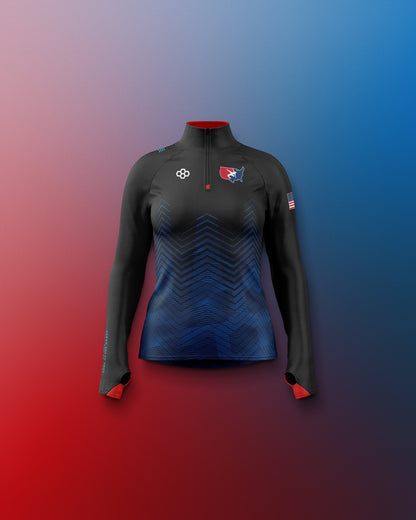 USAW Girl's Sublimated 1/4 Zip