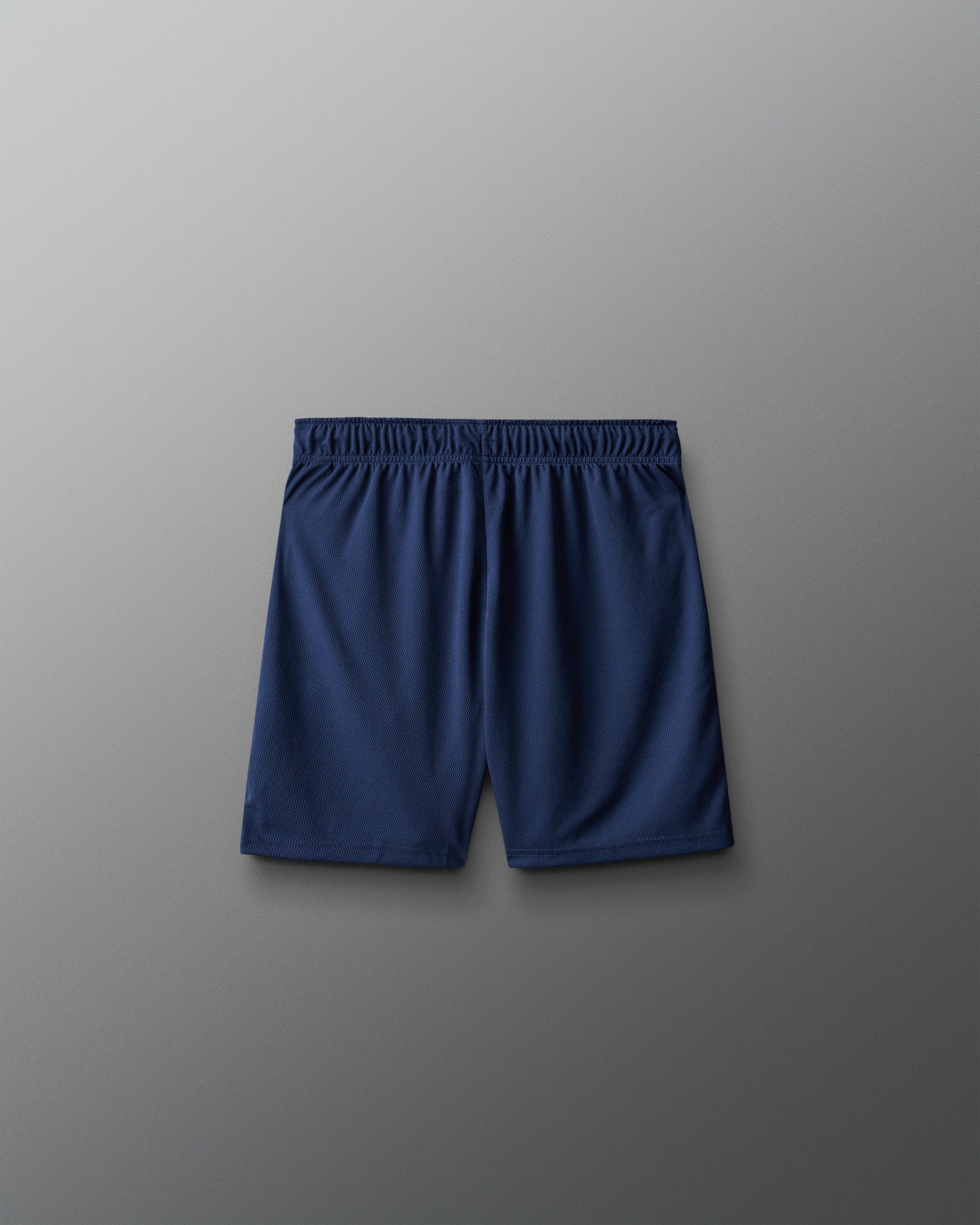 Blue shorts on a gray background