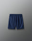 Blue shorts on a gray background