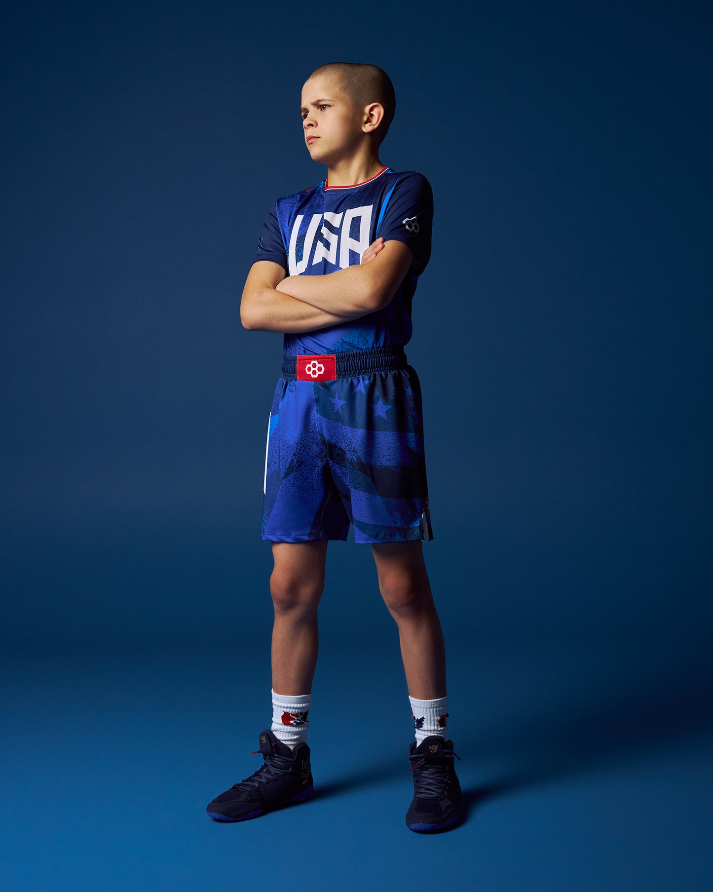 Short sublimé USAW Grit Icon pour jeunes