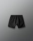 Black shorts on a gray background