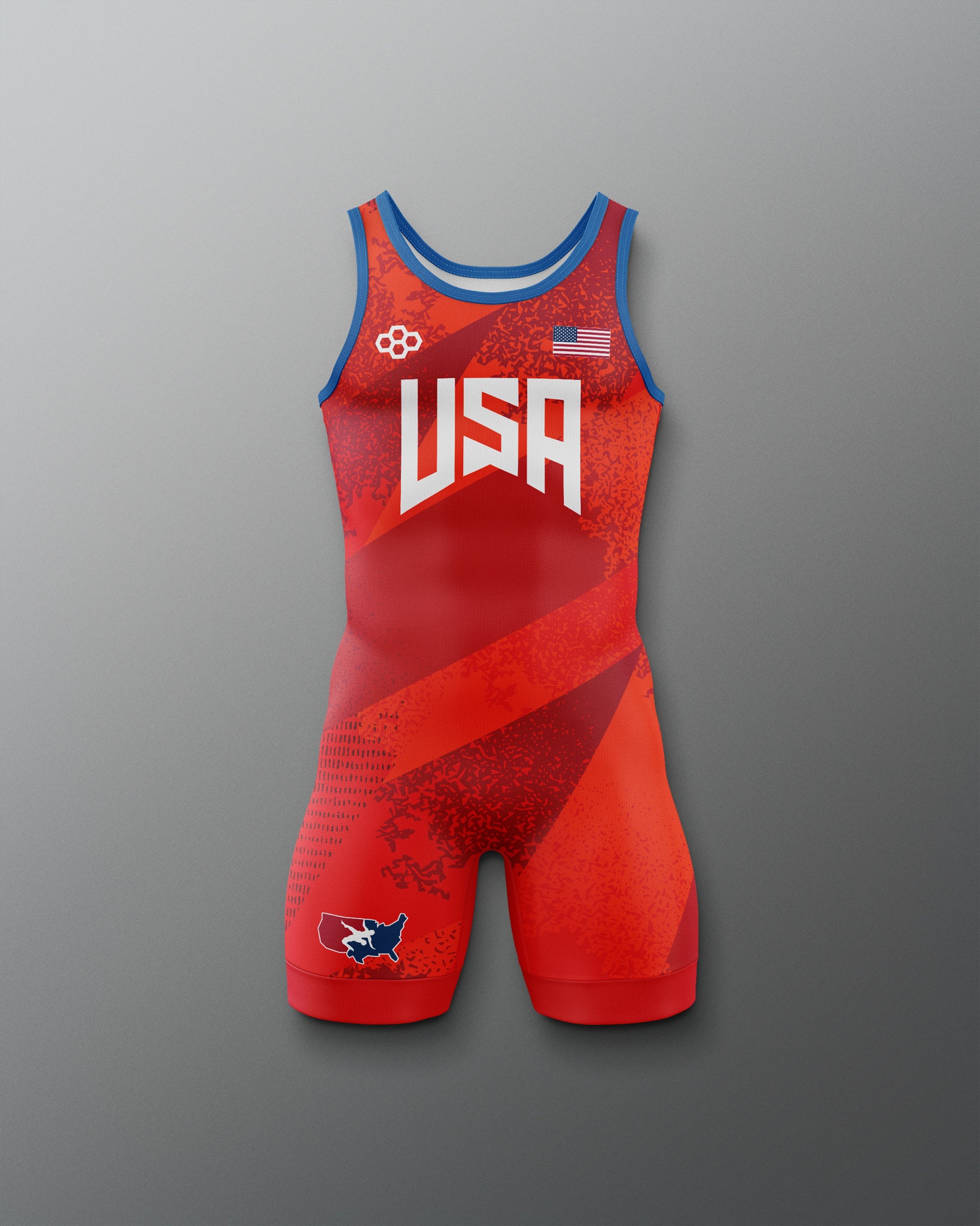 USA Wrestling Grit Icon Boy's 2.0 Elite Freestyle Singlet | RUDIS
