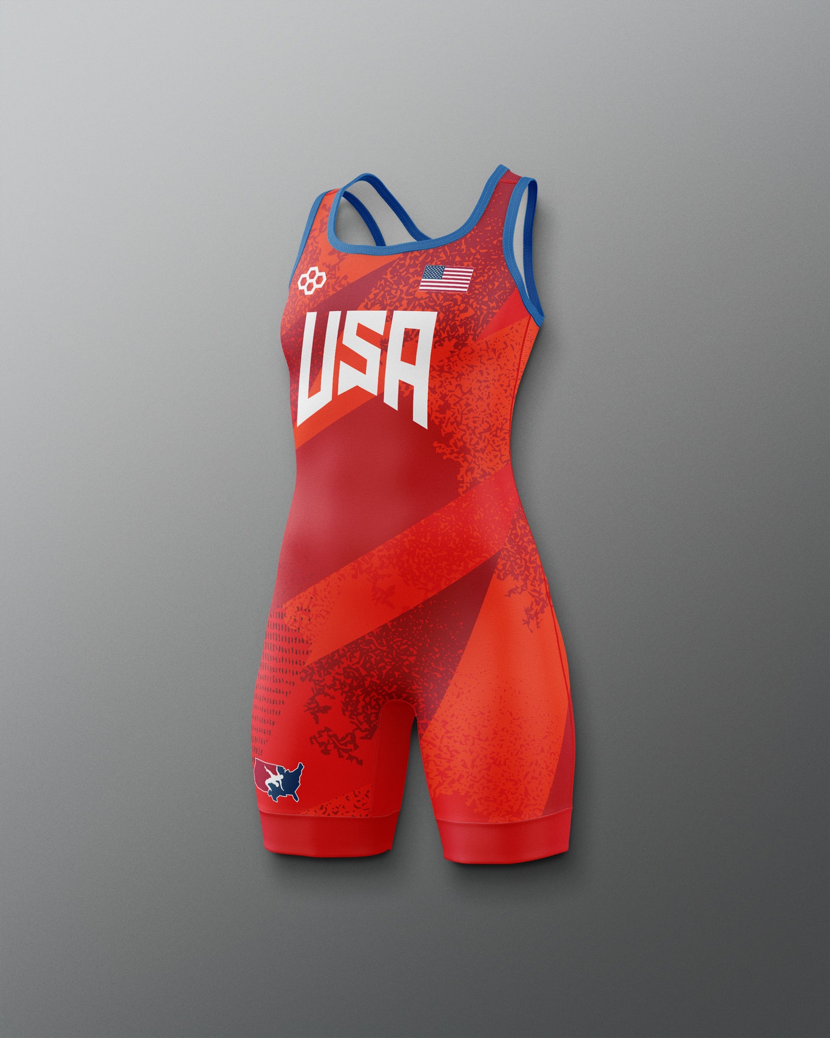 USA Wrestling Grit Icon Girl's 2.0 Elite Freestyle Singlet | RUDIS