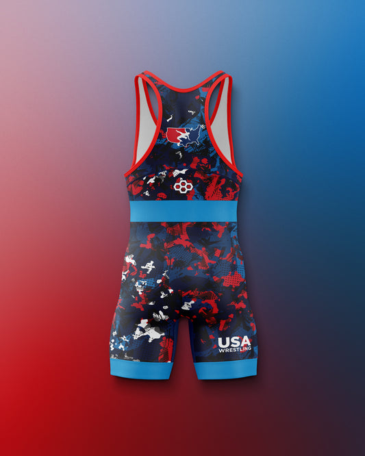 USAW Scatter Icon Boy's 2.0 Elite Singlet