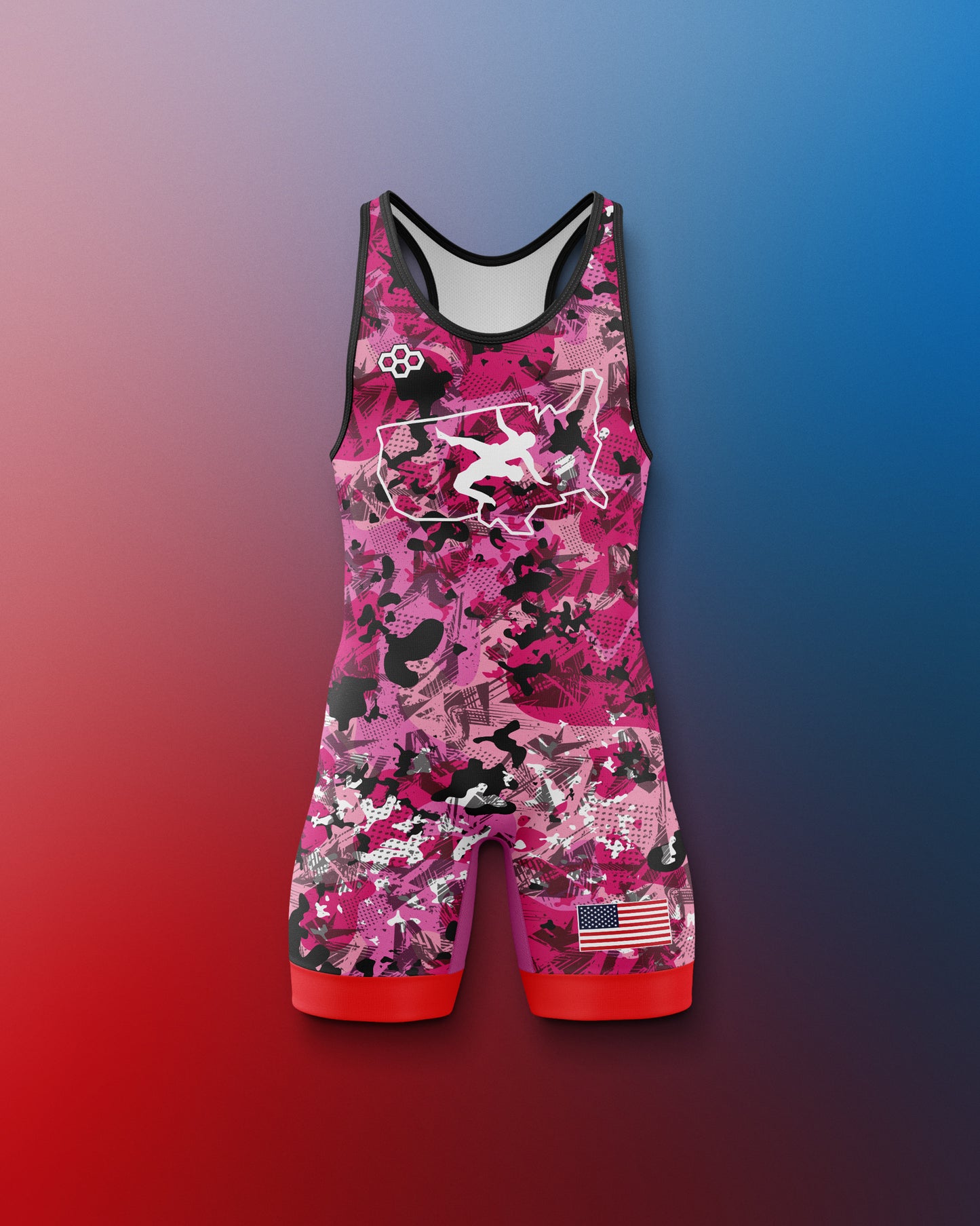 USAW Scatter Icon Boy's 2.0 Elite Singlet