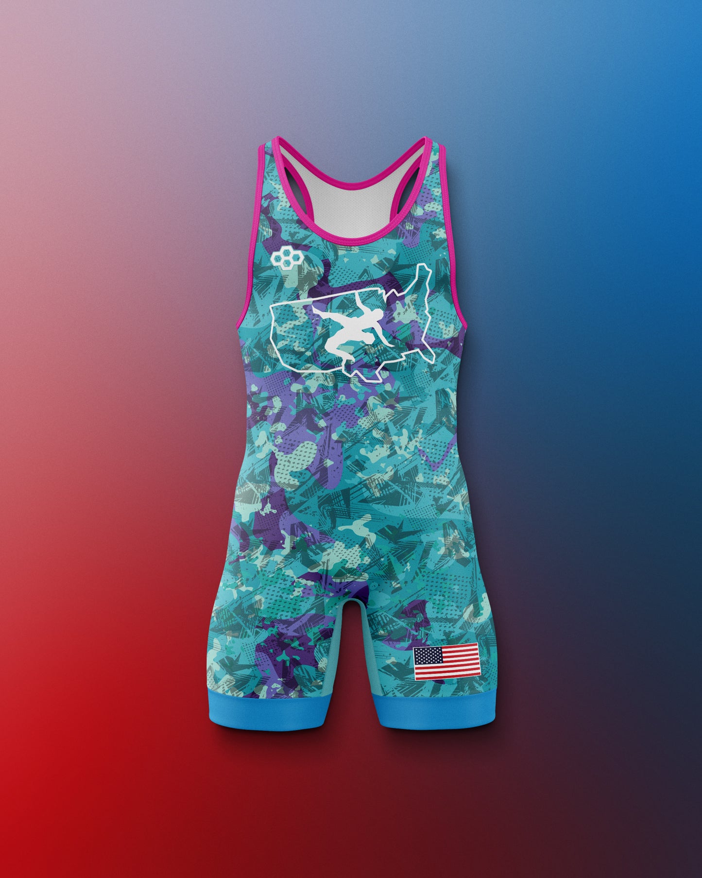 USAW Scatter Icon Boy's 2.0 Elite Singlet