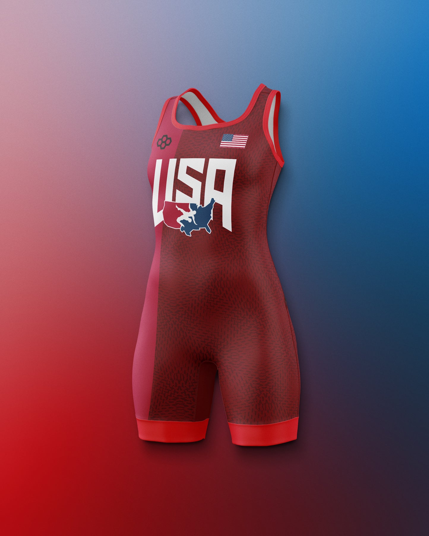 USA Dash Icon Girl's 2.0 Elite Singlet