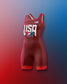 USA Dash Icon Girl's 2.0 Elite Singlet