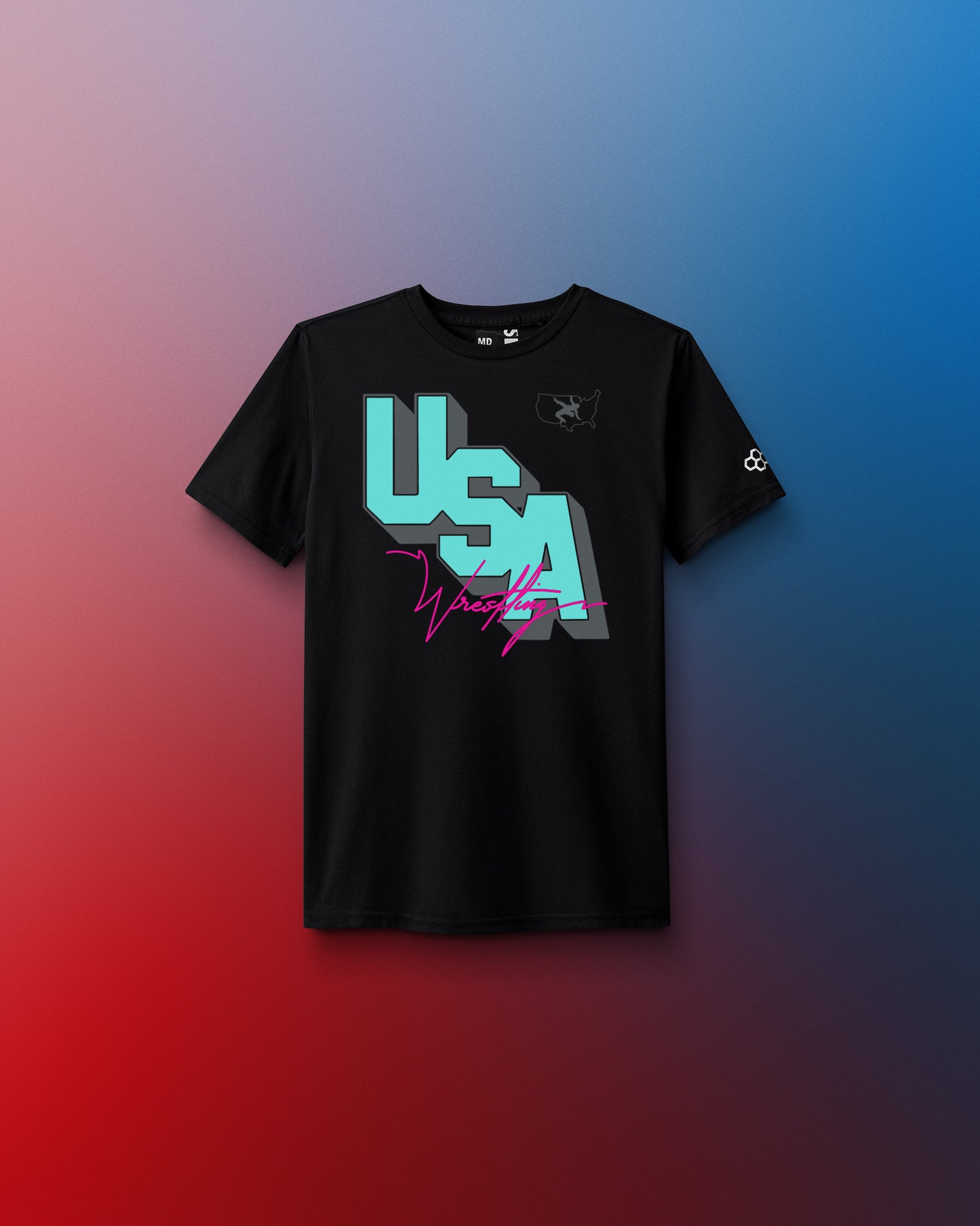 USA Wrestling Block Elite Super Soft Youth T-Shirt