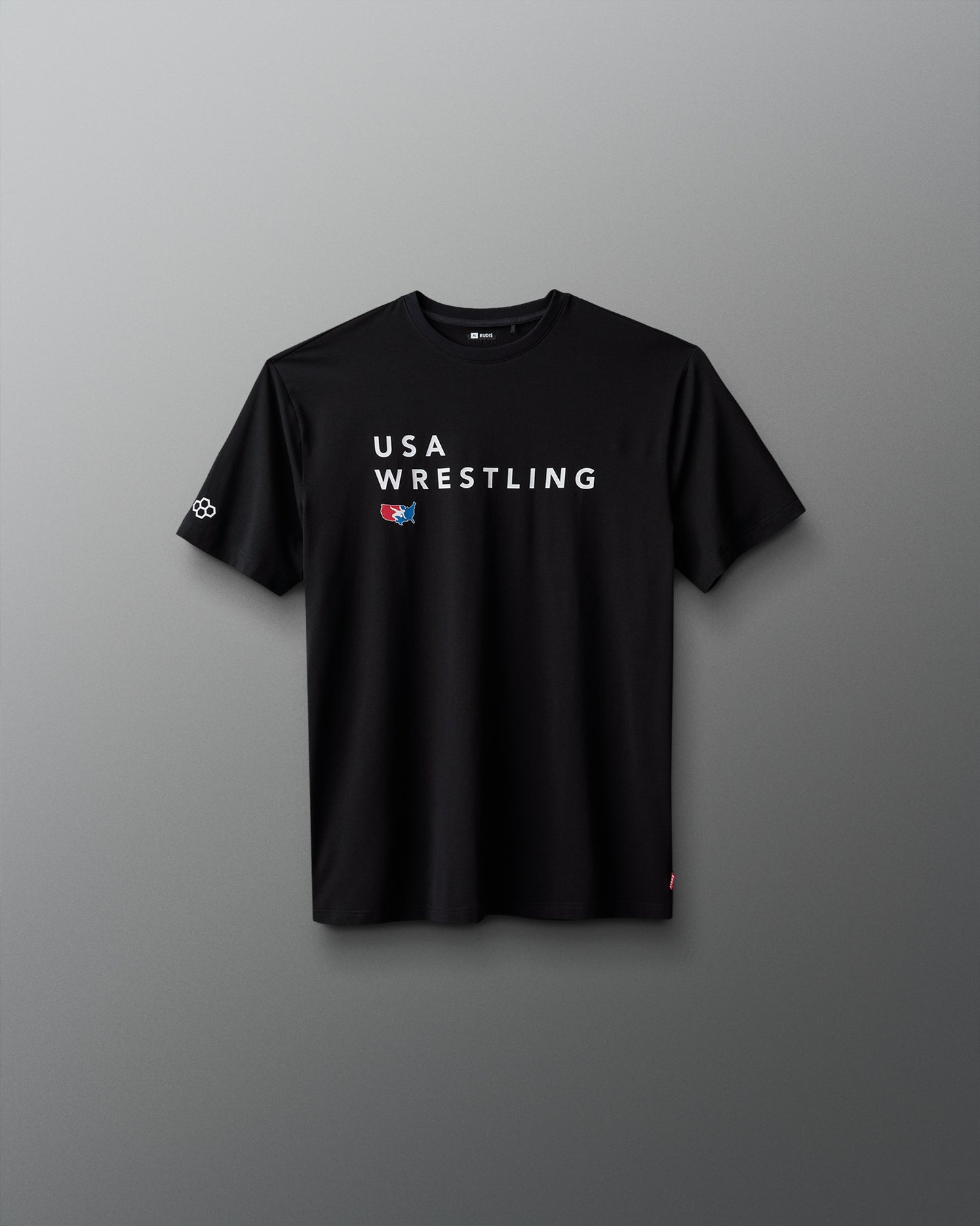 T-shirt hybride USA Wrestling Stacked pour jeunes