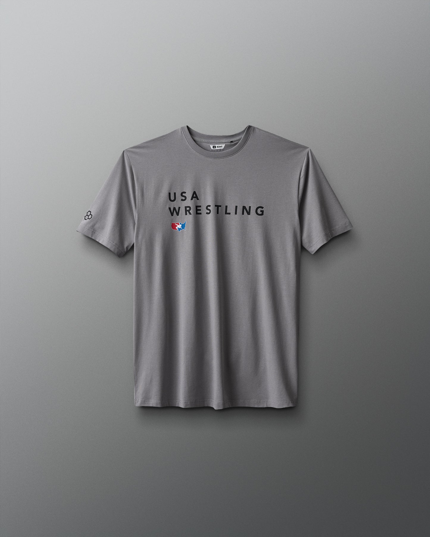 T-shirt hybride USA Wrestling Stacked pour jeunes