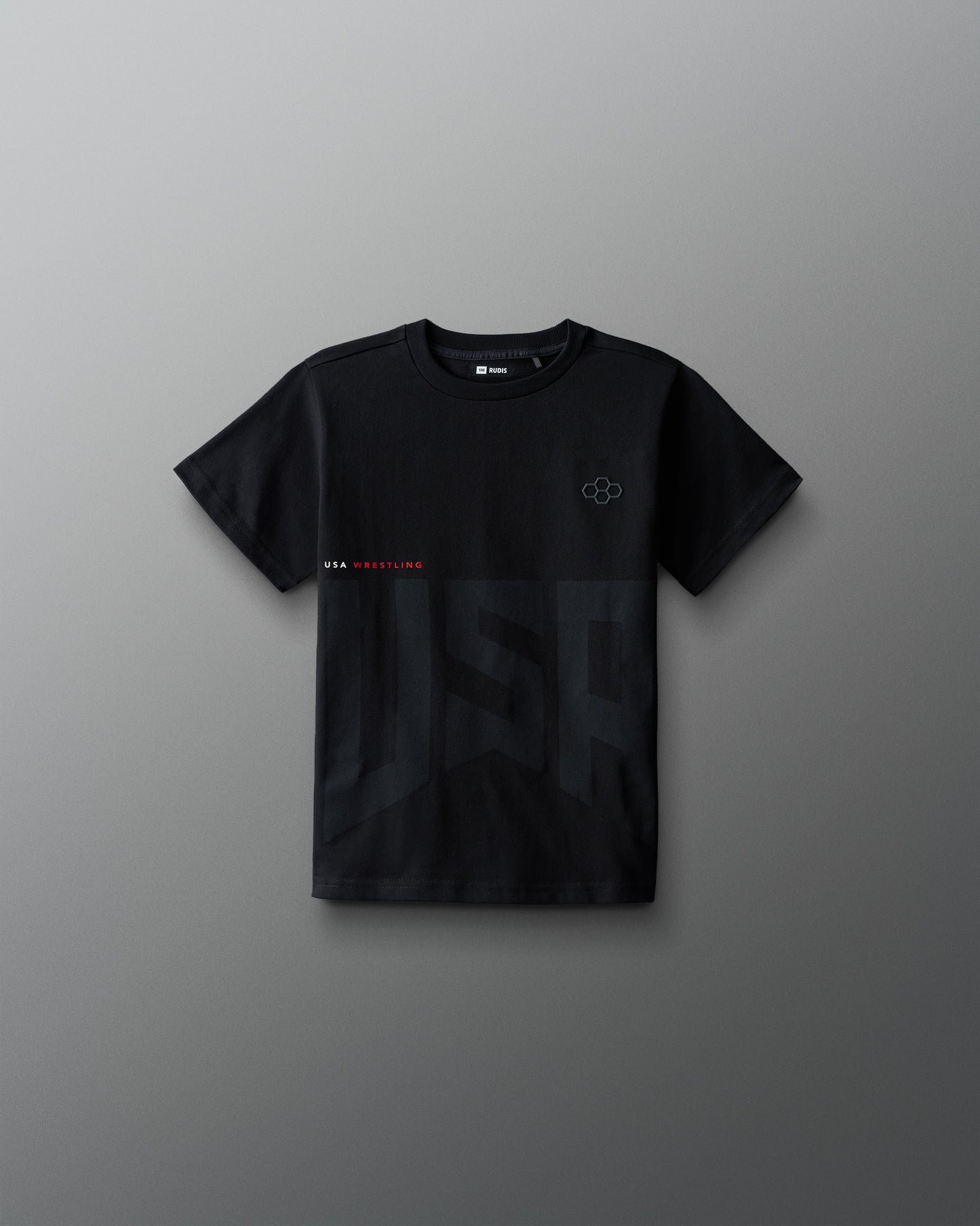 T-shirt USA Wrestling à épaules tombantes pour jeunes