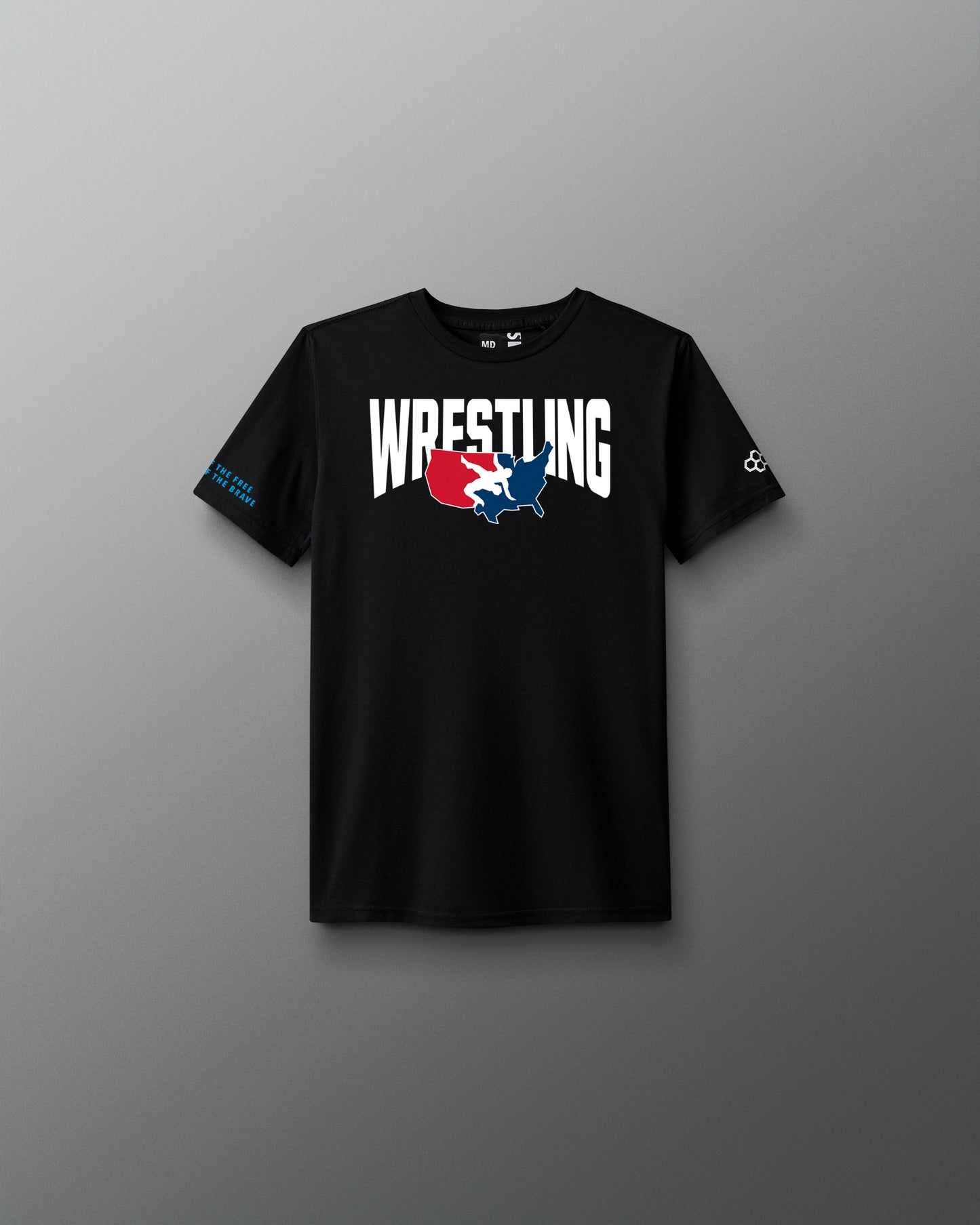T-shirt super doux pour jeunes avec logo de lutte