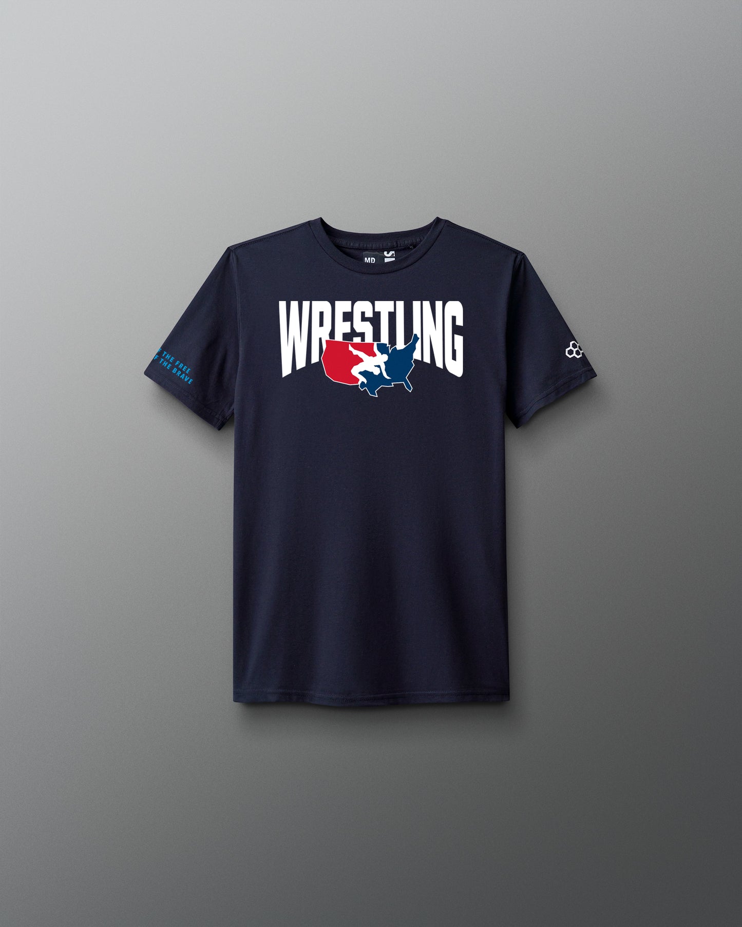 T-shirt super doux pour jeunes avec logo de lutte