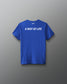 Blue t-shirt with 'A Way of Life' text on the back against a gray background