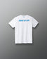 White t-shirt with 'A Way of Life' text on the back against a gray background
