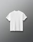 White t-shirt on a gray background